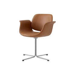 Flamingo Chair med drejestel, Cognac 95
