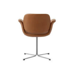 Flamingo Chair med fast stel, Cognac 95