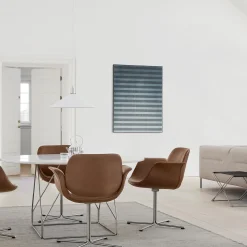 Flamingo Chair med fast stel, Cognac 95