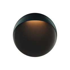 Flindt væglampe Ø 30, black texture