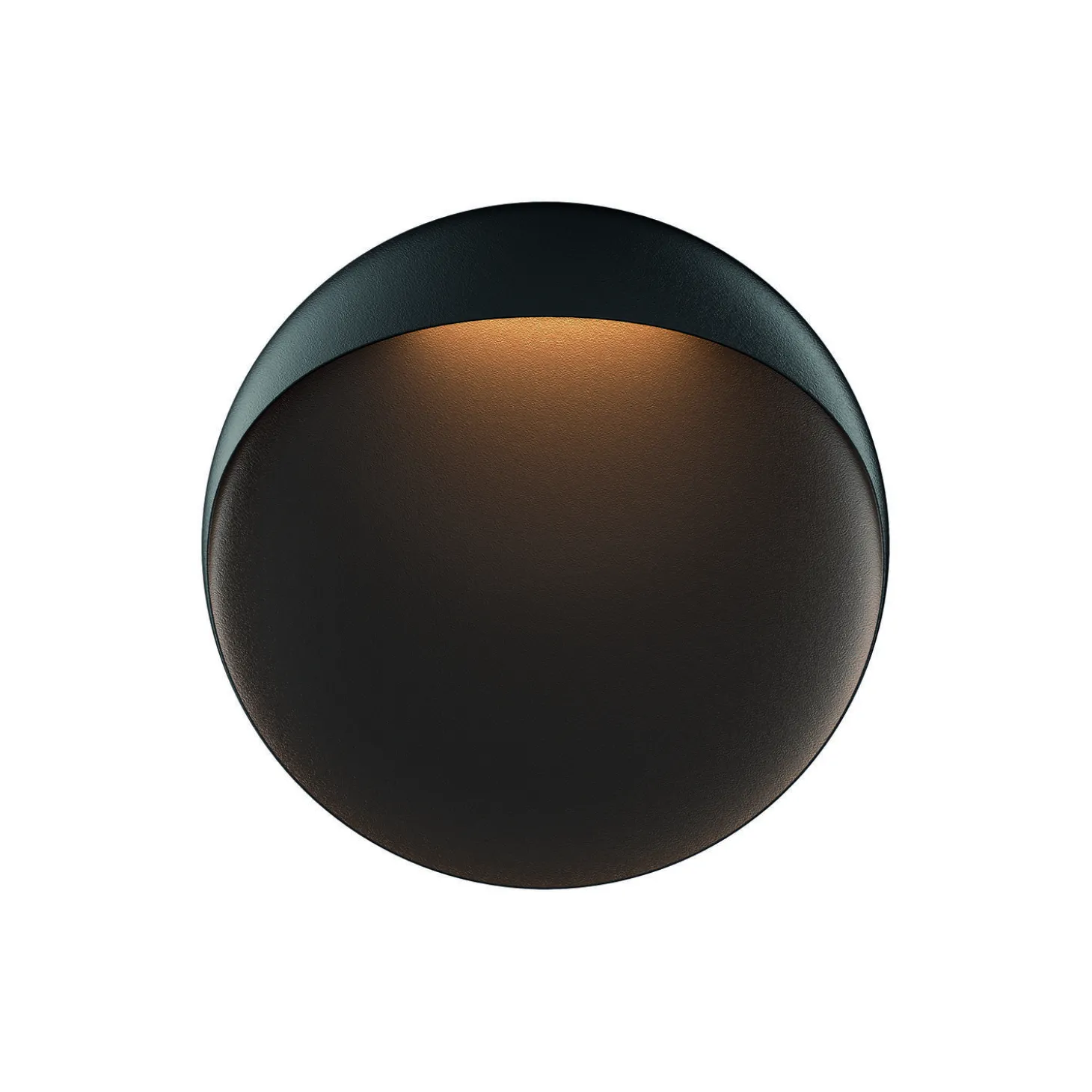 Flindt væglampe Ø 30, black texture