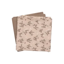 FLORA stofble 2-pak, nightingale/balsam cream/walnut