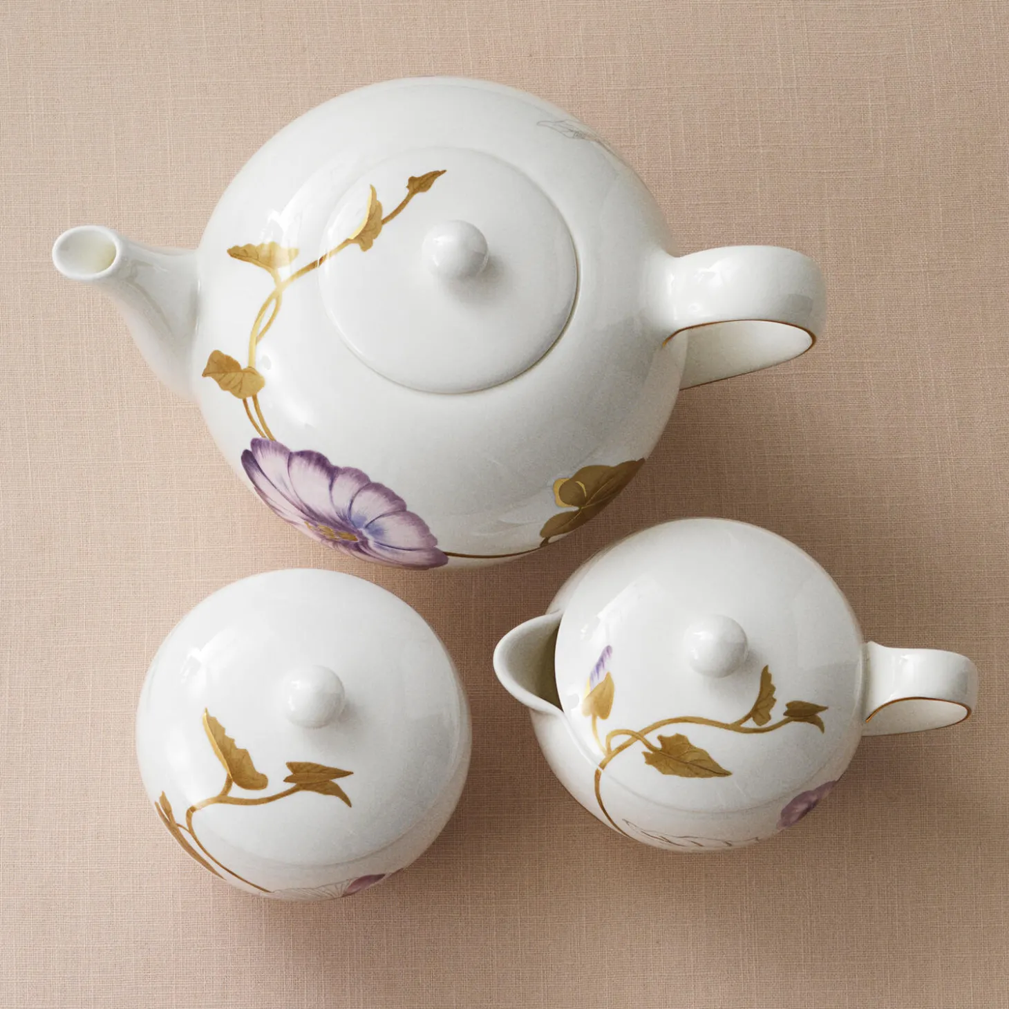 Flora sukkerskål snerle 35 cl