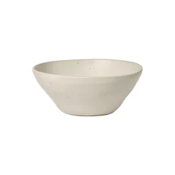 Flow Bowl, off-white speckle