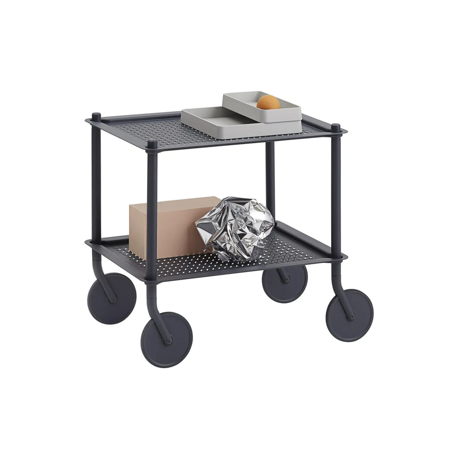 Flow Trolley 2-Layer, blue -grey