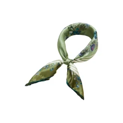Flowering Green F silketørklæde