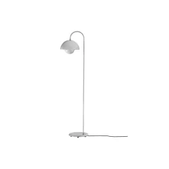 Flowerpot VP12 Floor Lamp, chrome-plated