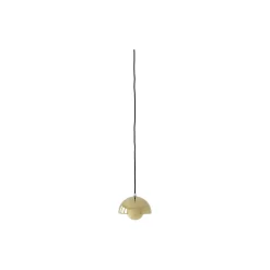 Flowerpot VP10 Pendant, brass-plated