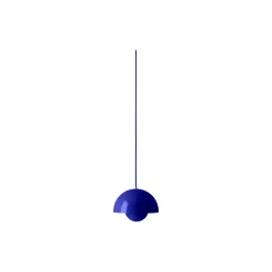 Flowerpot VP1 Pendant, cobalt blue