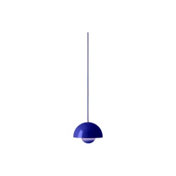 Flowerpot VP1 Pendant, cobalt blue