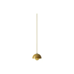 Flowerpot VP10 Pendant, mustard