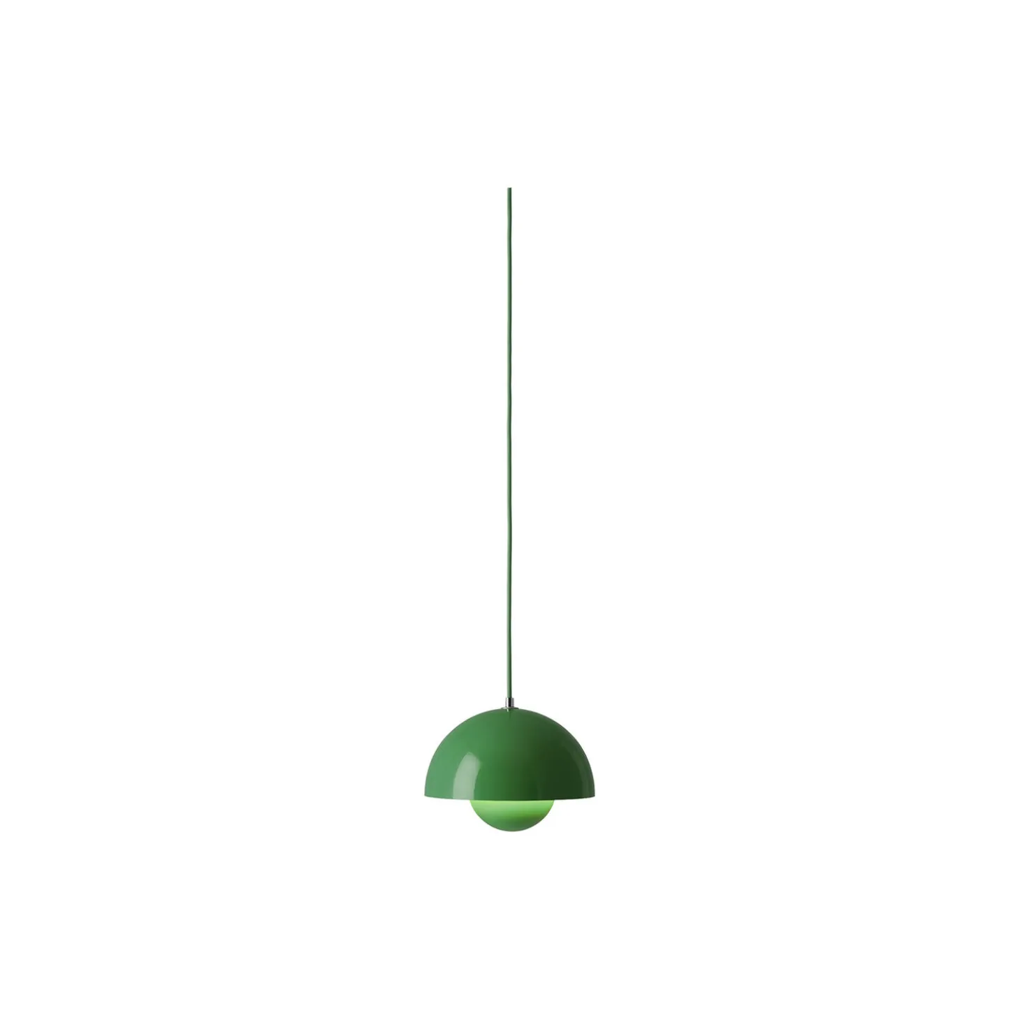 Flowerpot VP1 Pendant, signal green