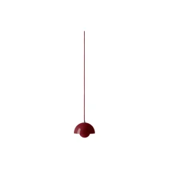 Flowerpot VP10 Pendant, vermilion red