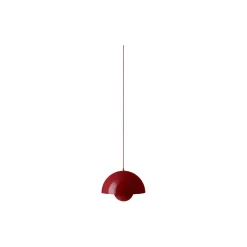 Flowerpot VP7 Pendant, vermilion red
