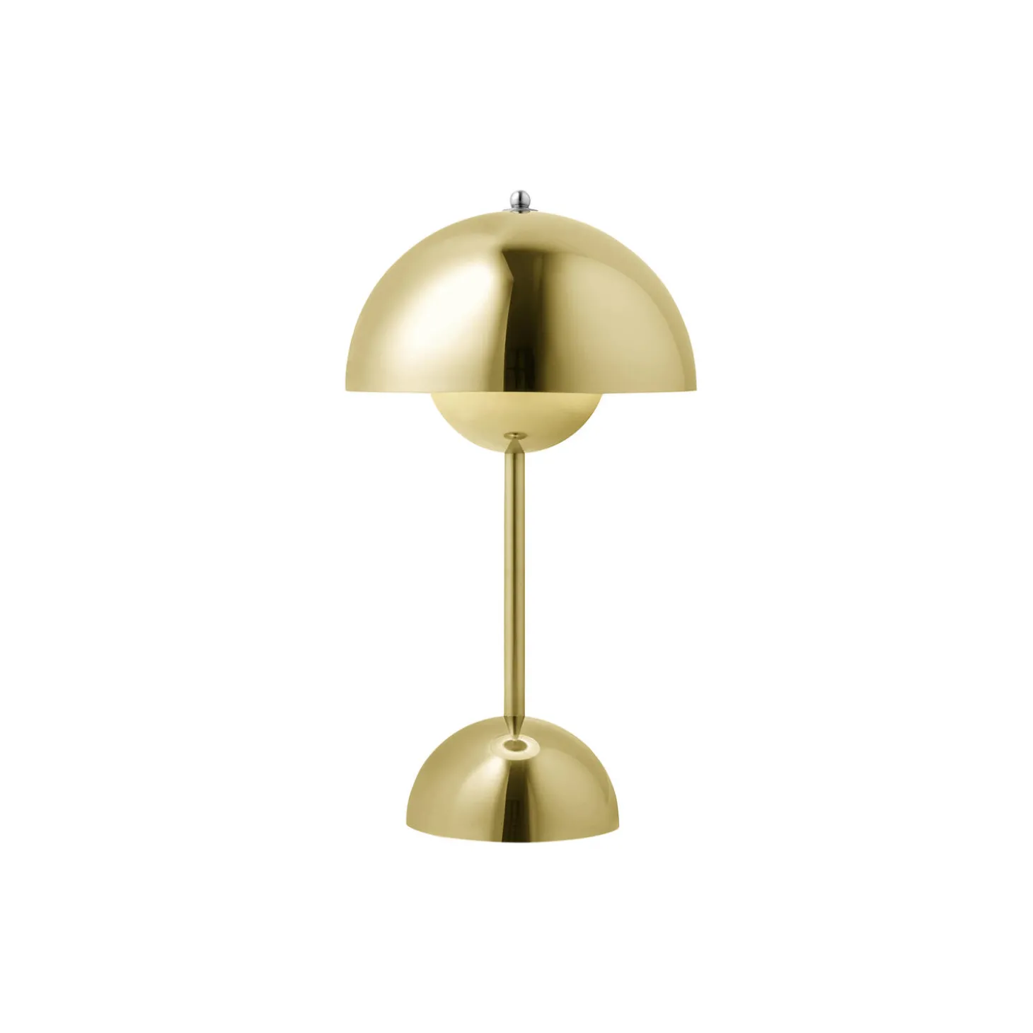 Flowerpot VP9 Portable Table Lamp, brass-plated