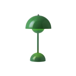 Flowerpot VP9 Portable Table Lamp, signal green