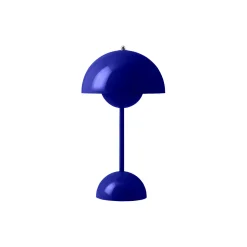 Flowerpot VP9 Portable Table Lamp, cobalt blue