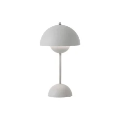 Flowerpot VP9 Portable Table Lamp, matt light grey