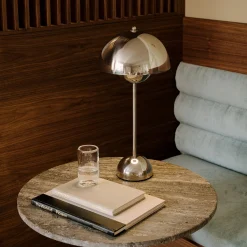 Flowerpot VP3 Table Lamp, brass-plated