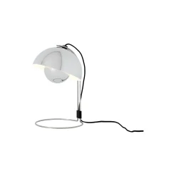Flowerpot VP4 Table Lamp, chrome-plated