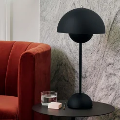 Flowerpot VP3 Table Lamp, matt black