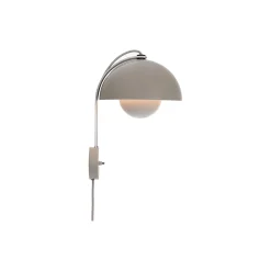 Flowerpot VP8 Wall Lamp, grey beige