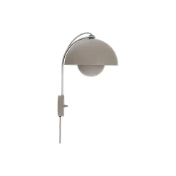 Flowerpot VP8 Wall Lamp, grey beige
