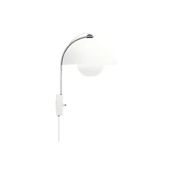 Flowerpot VP8 Wall Lamp, matt white
