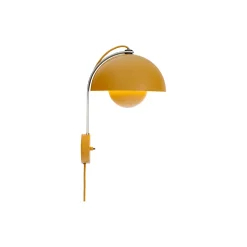 Flowerpot VP8 Wall Lamp, mustard