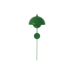 Flowerpot VP8 Wall Lamp, signal green