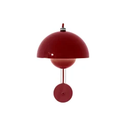 Flowerpot VP8 Wall Lamp, vermilion red