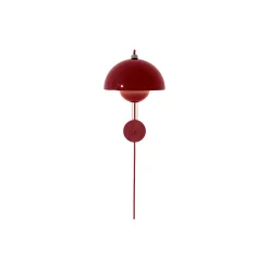 Flowerpot VP8 Wall Lamp, vermilion red