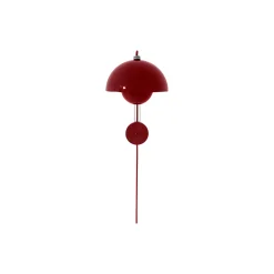 Flowerpot VP8 Wall Lamp, vermilion red