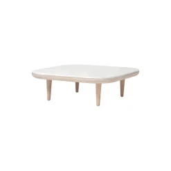 Fly SC4 Coffee Table, Bianco Carrara marble/oiled oak