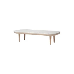 Fly SC5 Coffee Table, Bianco Carrara marble/oiled oak