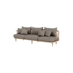 Fly SC12 3-seater Sofa, Hot Madison 094/oiled oak