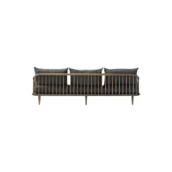 Fly SC12 3-seater Sofa, Hot Madison 093/smoked oiled oak