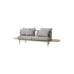 Fly SC3 2-seater Sofa, Hot Madison 094/oiled oak