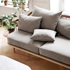 Fly SC3 2-seater Sofa, Hot Madison 094/oiled oak