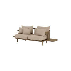 Fly SC3 2-seater Sofa, Karakorum 003/oiled oak