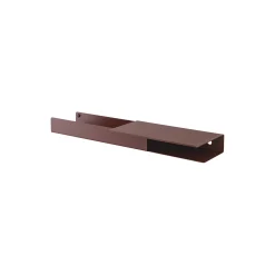 Folded Shelves Platform, deep red