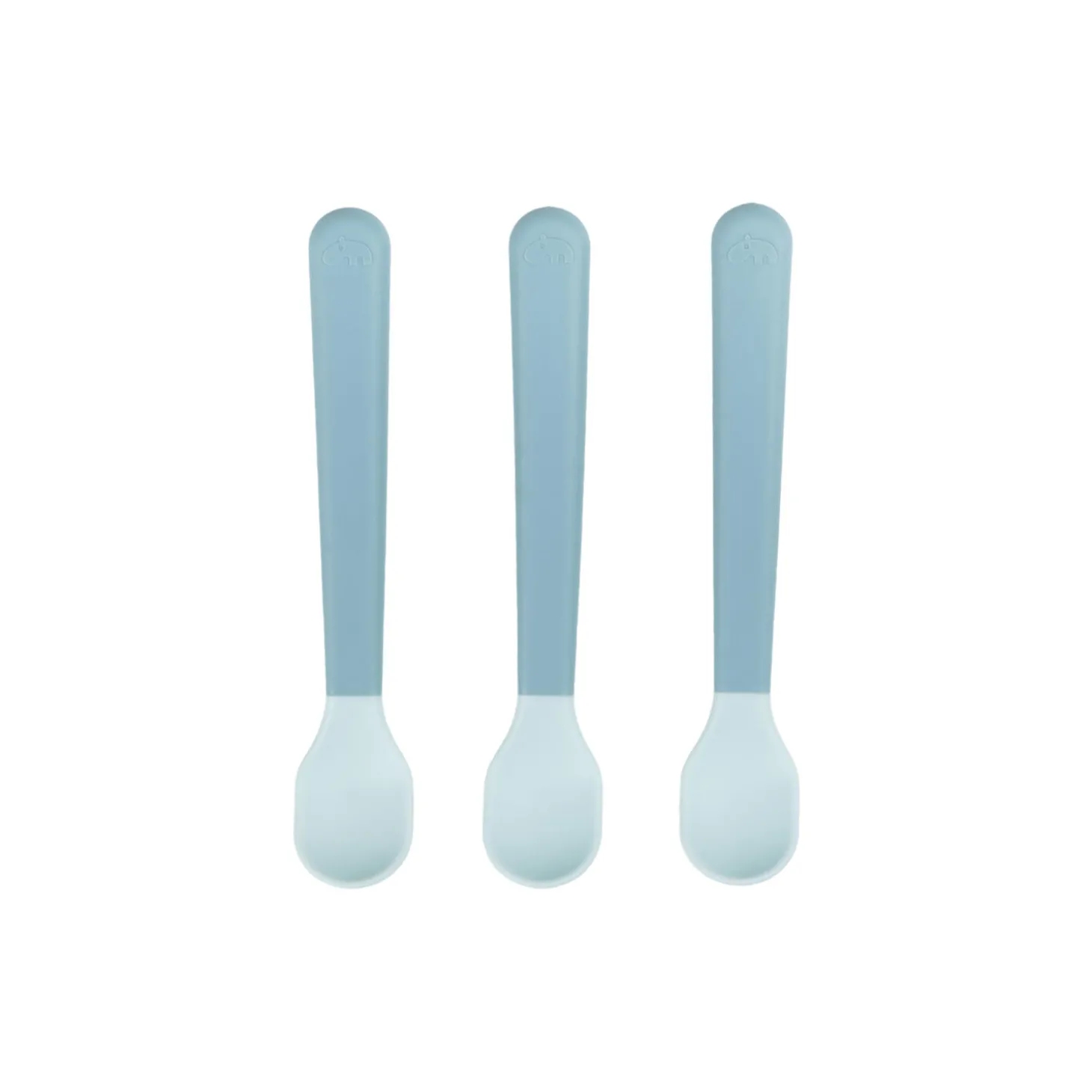 Foodie Easy-grip babyske 3-pak, blue