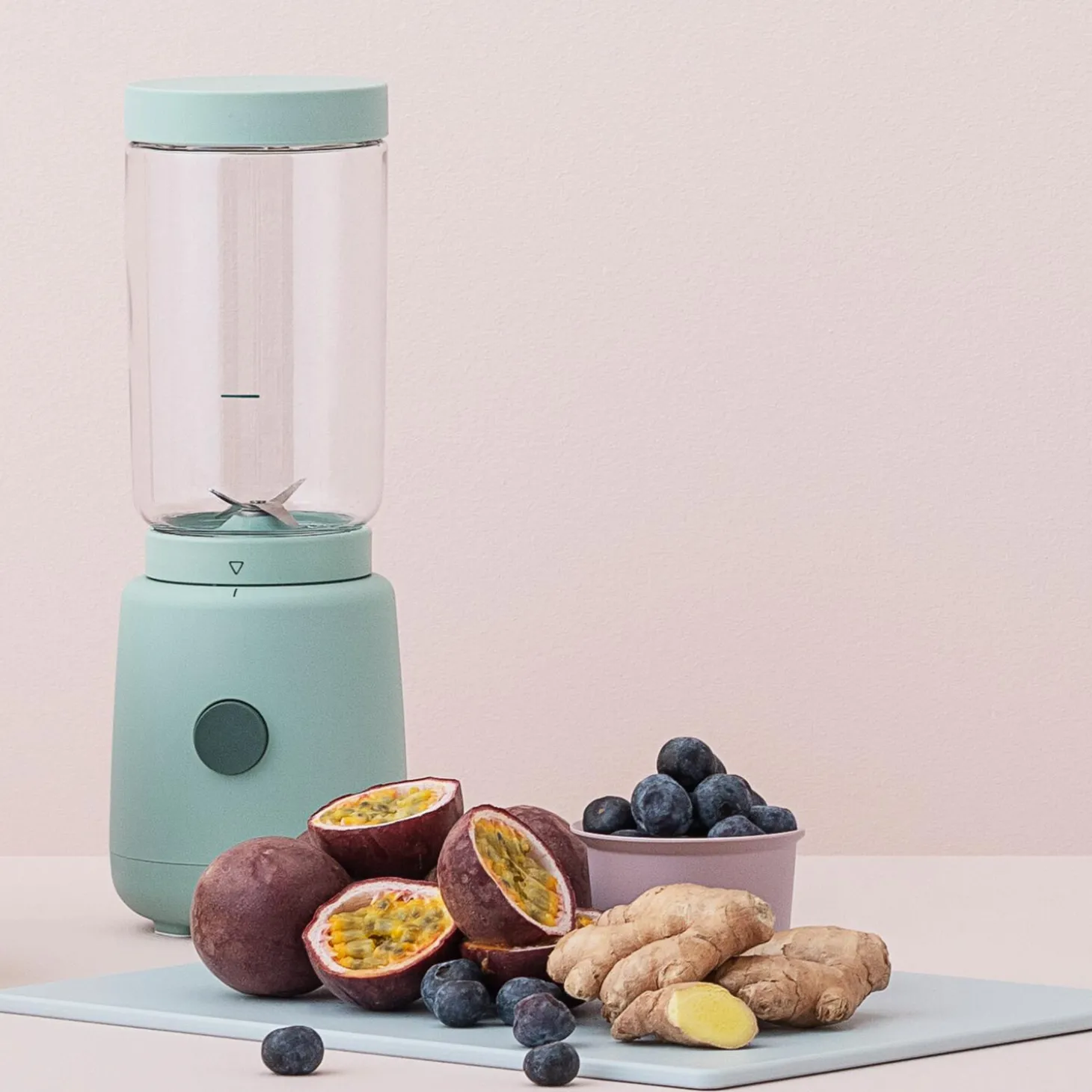 FOODIE smoothieblender, light green