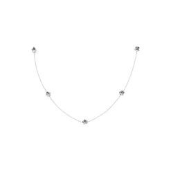 Forglemmigej halskæde, sølv