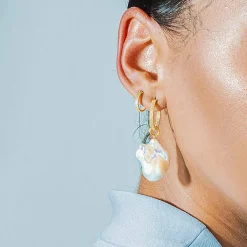 FORTUNE TELLER CREOL ØRERINGE M, forgyldt