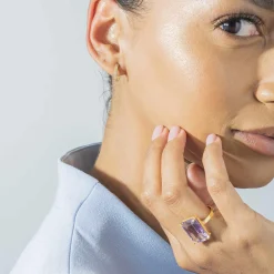 FORTUNE TELLER CREOL ØRERINGE S, forgyldt