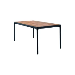 FOUR bord, bambus/sort