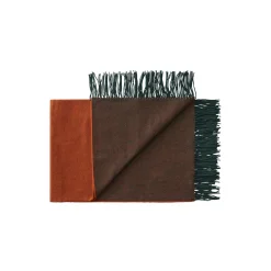 Franja plaid, 01236 green-orange