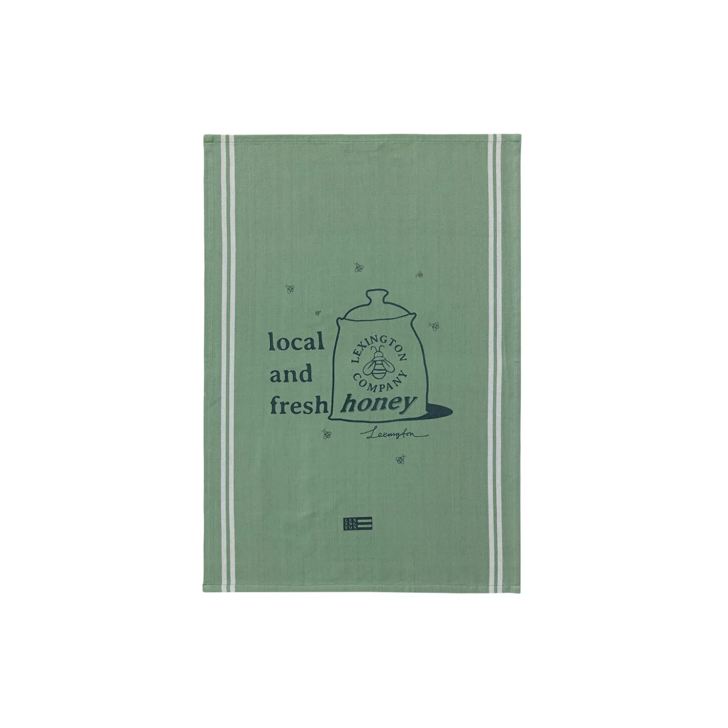 Fresh Honey Organic Cotton Kitchen Towel, green