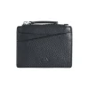 Frey Zip Card Holder, grain black